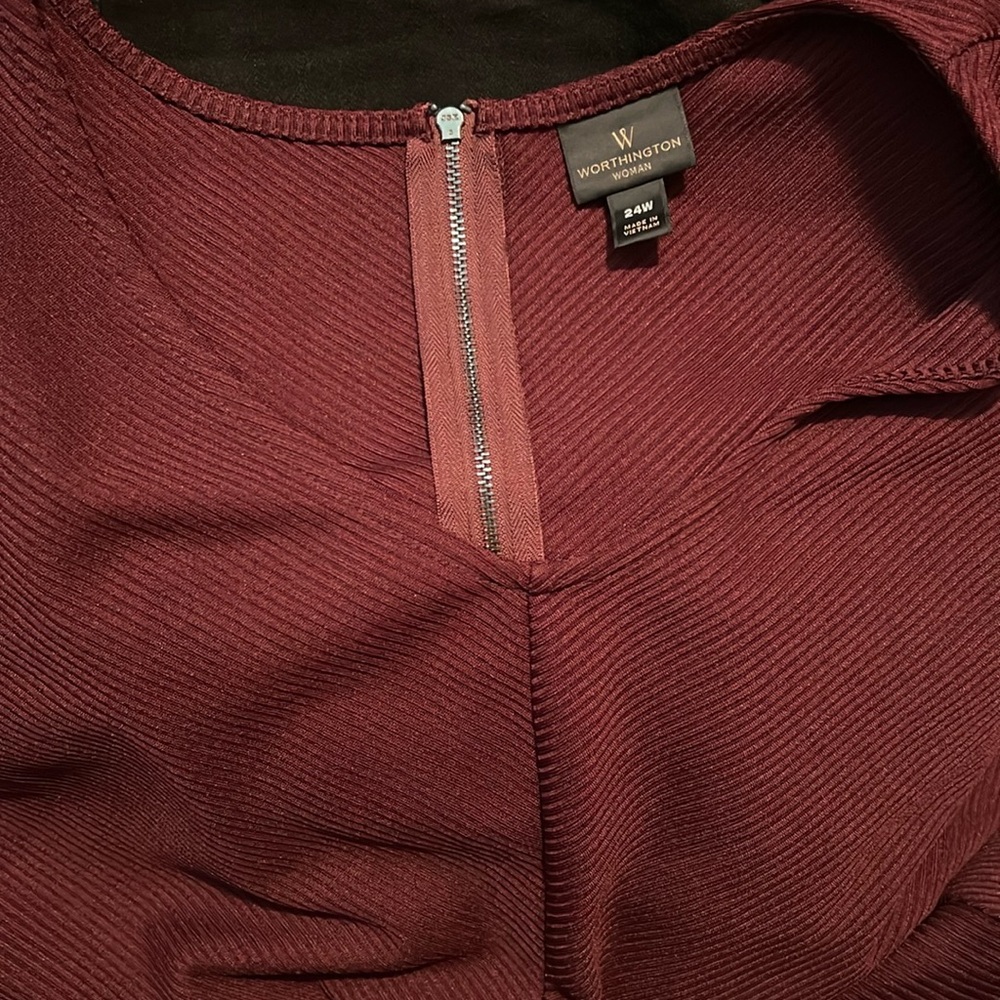 Worthington Burgundy Dress